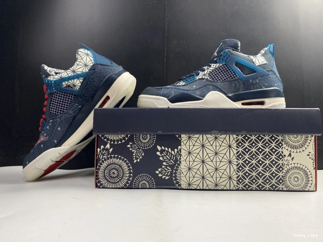 Cheap Husky Air SE 4 CW0898-400 Retro Jordan Sashiko 0720